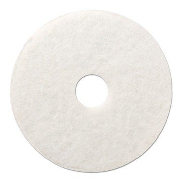 Boardwalk® Polishing Floor Pads, 20" Diameter, White, 5-carton freeshipping - TVN Wholesale